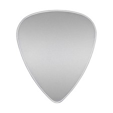 Stainless Steel Guitar Or Bass Pick - 0.8 mm - 351 Shape - Metal Exotic Plectrum