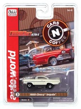 Auto Wolrd '59 Chevy Impala Cream - Cars Coffee THUNDER JET 1/64 - SC392