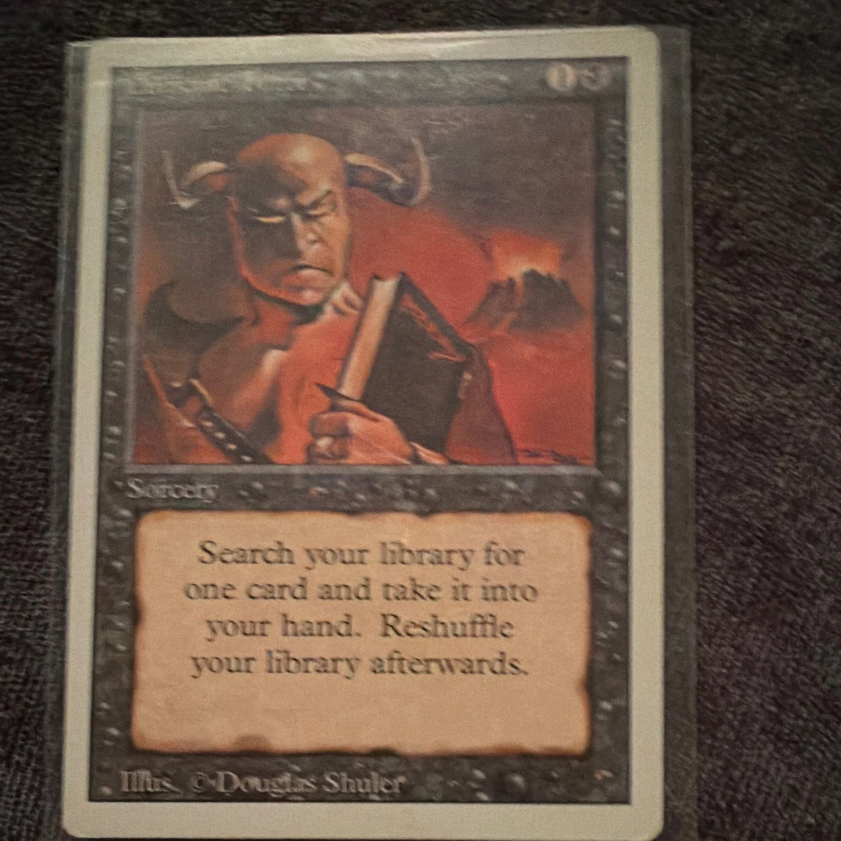 MTG demonic tutor リバイズド 未使用 ミント 1枚 MTG Demonic Tutor