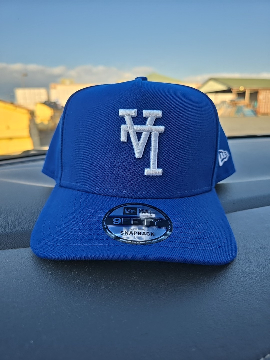 New Era 9forty A Frame Los Angeles Dodgers LA Upside Down Blue