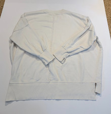Aerie White Oversized Crewneck Sweatshirt Women's Small great condition