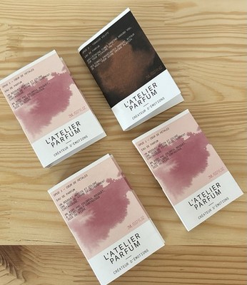 L'Atelier Parfum Opus 1 Cœur De Pétales Eau de Parfum, Opus 2 Tobacco Volute NEU