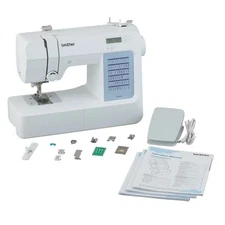 Brother CS5055 60-Stitch Computerized Sewing Machine, White