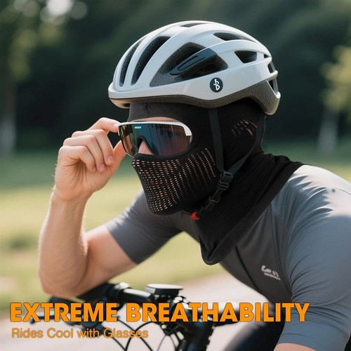 Balaclava Face Mask UV Protection Ski Sun Hood Tactical Full Masks for Men Women - Afbeelding 5 van 12