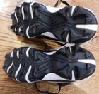 Nike Air Jordan 1 Mid Black/White Football Cleats TD HF6883-001 SIZE Youth 13C — photo 4