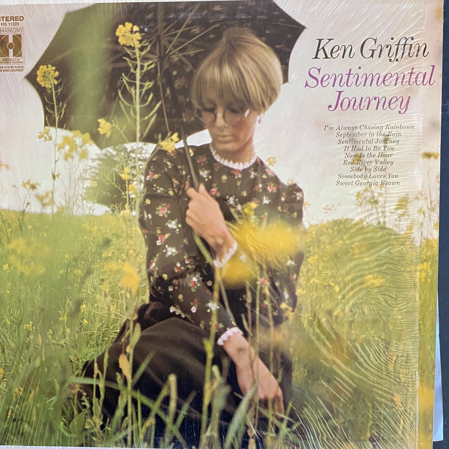 Ken Griffin – Sentimental Journey LP Record 1969 Harmony Easy Listening 33 RPM
