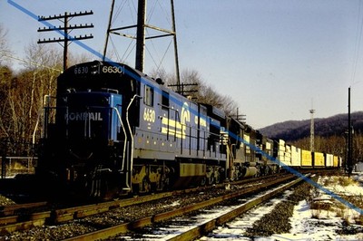 Original 35mm KK Slide CONRAIL 6630 alsr-2 ALLENTOWN, PA