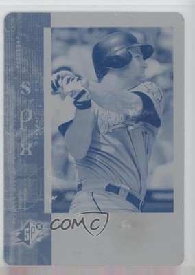 2006 SPx Printing Plate Cyan 1/1 Lance Berkman #39 un2