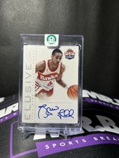 2013/14 Past and Present Basketball Spud Webb on card auto raph