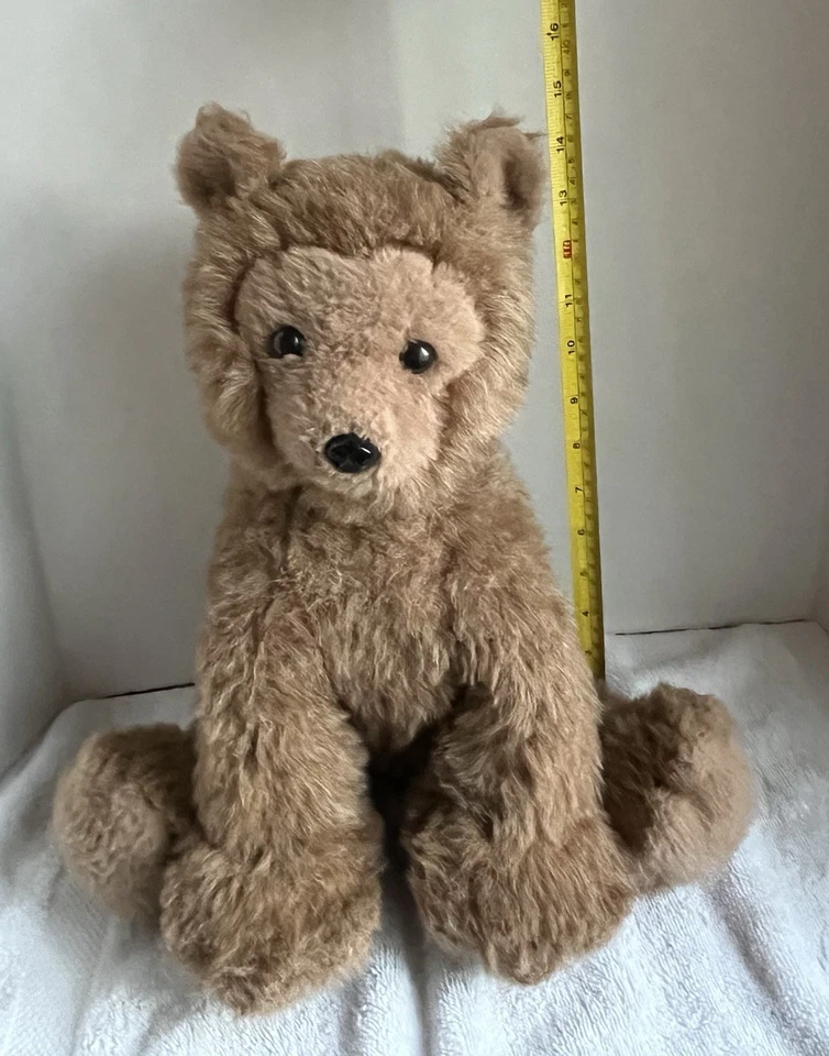 Vintage 1976 R. DAKIN Pillow Pets 14” Brown Teddy Bear Plush Stuffed Animal - Image 2 of 4