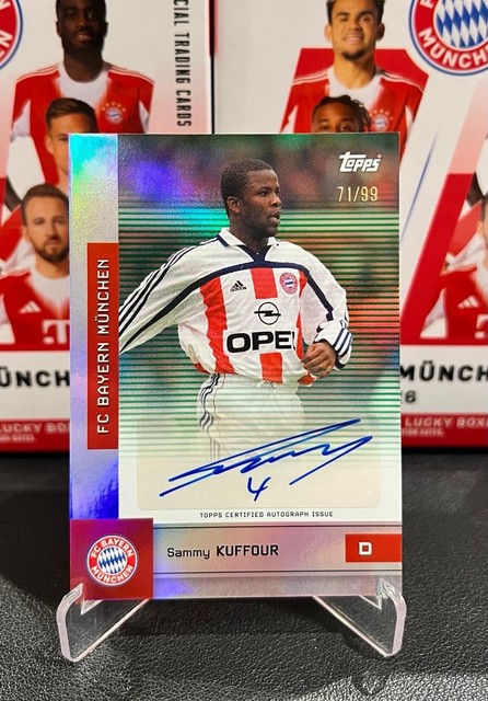 Sammy Kuffour Legend Auto /99 Topps Team Set Bayern Munchen 2026