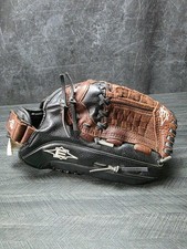 Easton ML1350K Right Hand Thrower Baseball Glove Black Brown 13.5" Leather Palm