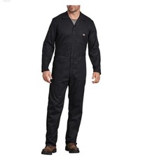 Dickies Stain Release Long Sleeve Navy Jumpsuit Coveralls Unisex Size Large New