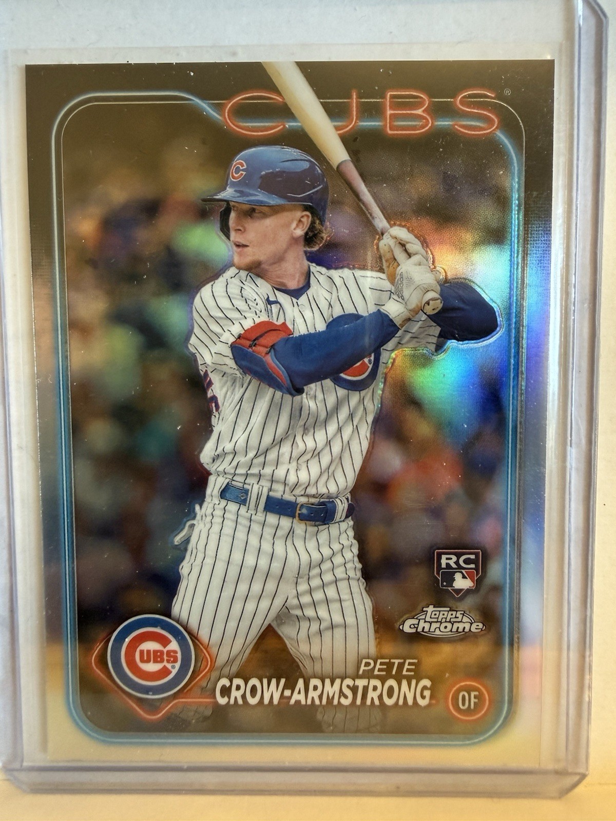 2024 Topps Chrome PETE CROW-ARMSTRONG Refractor RC #16 Chicago Cubs