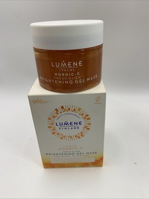 Lumene Nordic C Fresh Glow Brightening Gel Mask Vitamin C Face Mask 5.1oz New