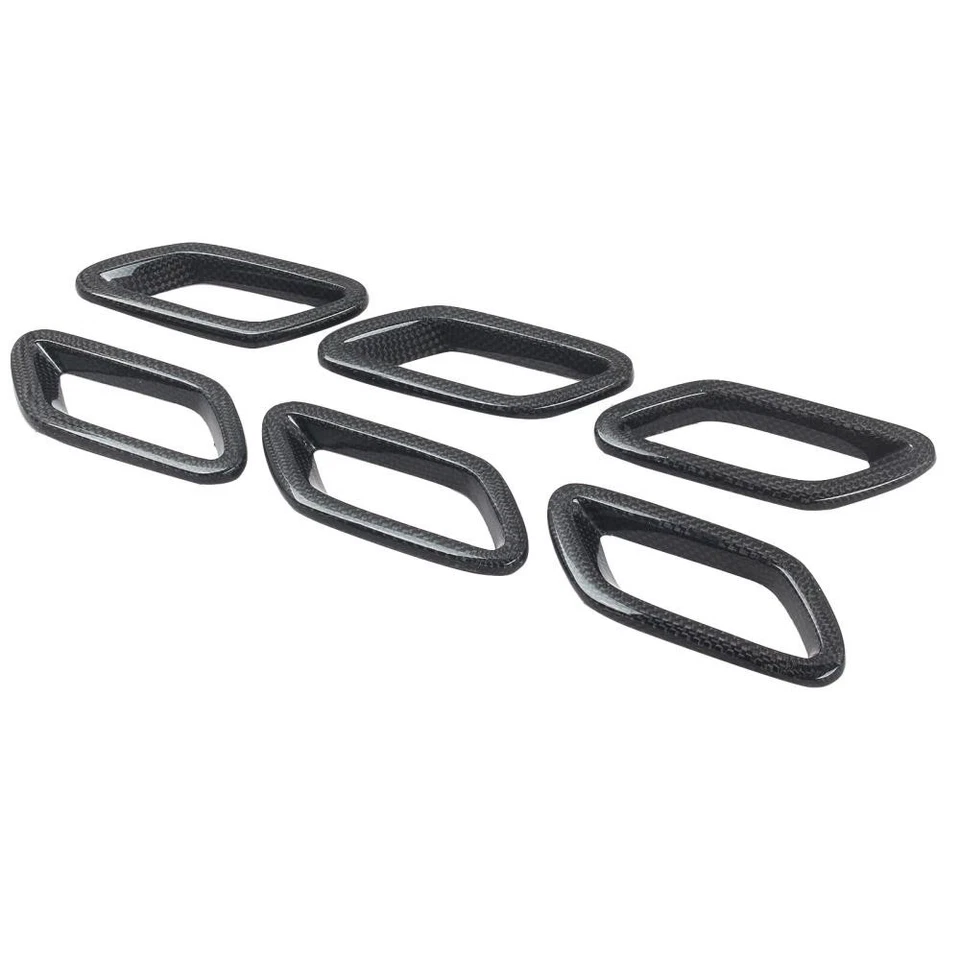 2007-15 Carbon Fiber Side Air Intakes For Maserati Granturismo Grancabrio Gt Gts Foto 2 de 4