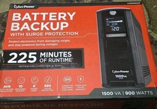 CyberPower 900watt Battery Backup w/ Surge Protection 225 Minutes of Runtime