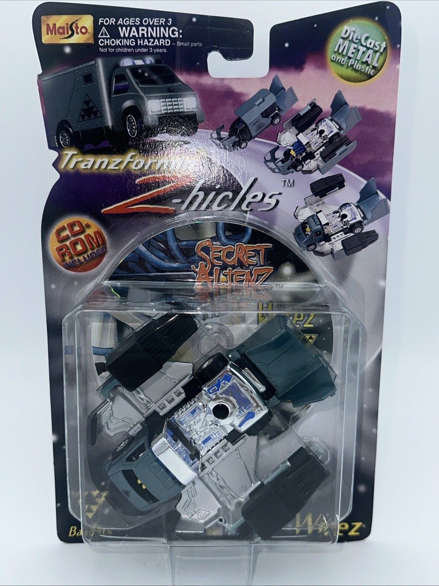 2000 Maisto Transformin Z-hicles Secret Alienz WIREZ Badbots