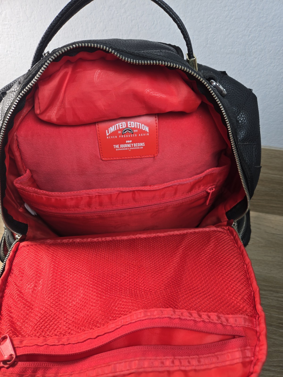 Sprayground Ninja Strada Backpack Streetwear Faux… - image 11