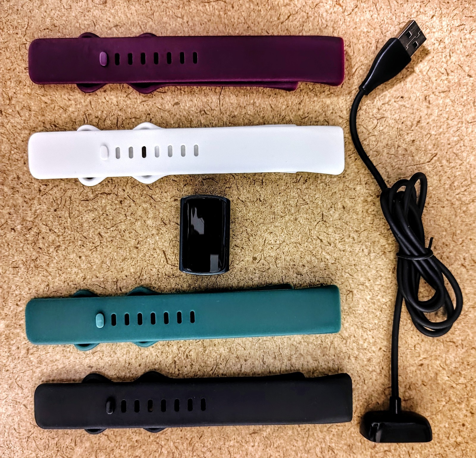 Fitbit Charge 5 Activity Tracker Black/Graphite GPS L Bands Charger Sleep Stress