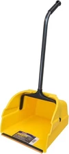 Debris Dustpan with Handle, Jumbo Debris Pan, Trash Collection for Industrial/Pr