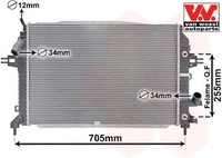 Van Wezel 37002460 KüHler FüR MotorküHlung MotorküHler AutoküHler FüR Opel