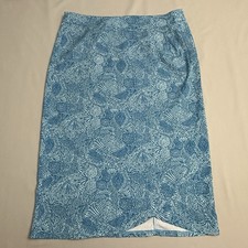 RipSkirt Hawaii Wrap Skirt Women XLarge XL Length 3 Wailea Blue Adjustable Beach