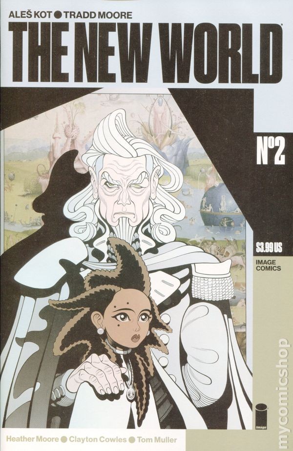 New World #2B Moore Variant VF 2018 Stock Image