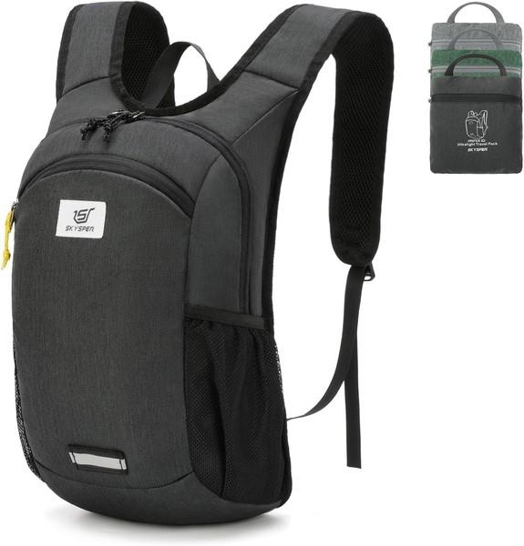 Faltbarer Rucksack 10L Ultraleicht Tagesrucksack Wandern Reisen Trekking Daypack-image