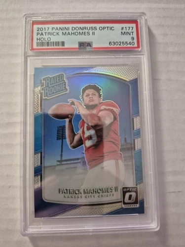Patrick Mahomes Optic Rated Rookie Holo PSA 9