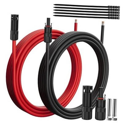 10AWG Solar Extension Cable 30 Ft, Solar Pannel Cable Tinned 30FT 10 Gauge