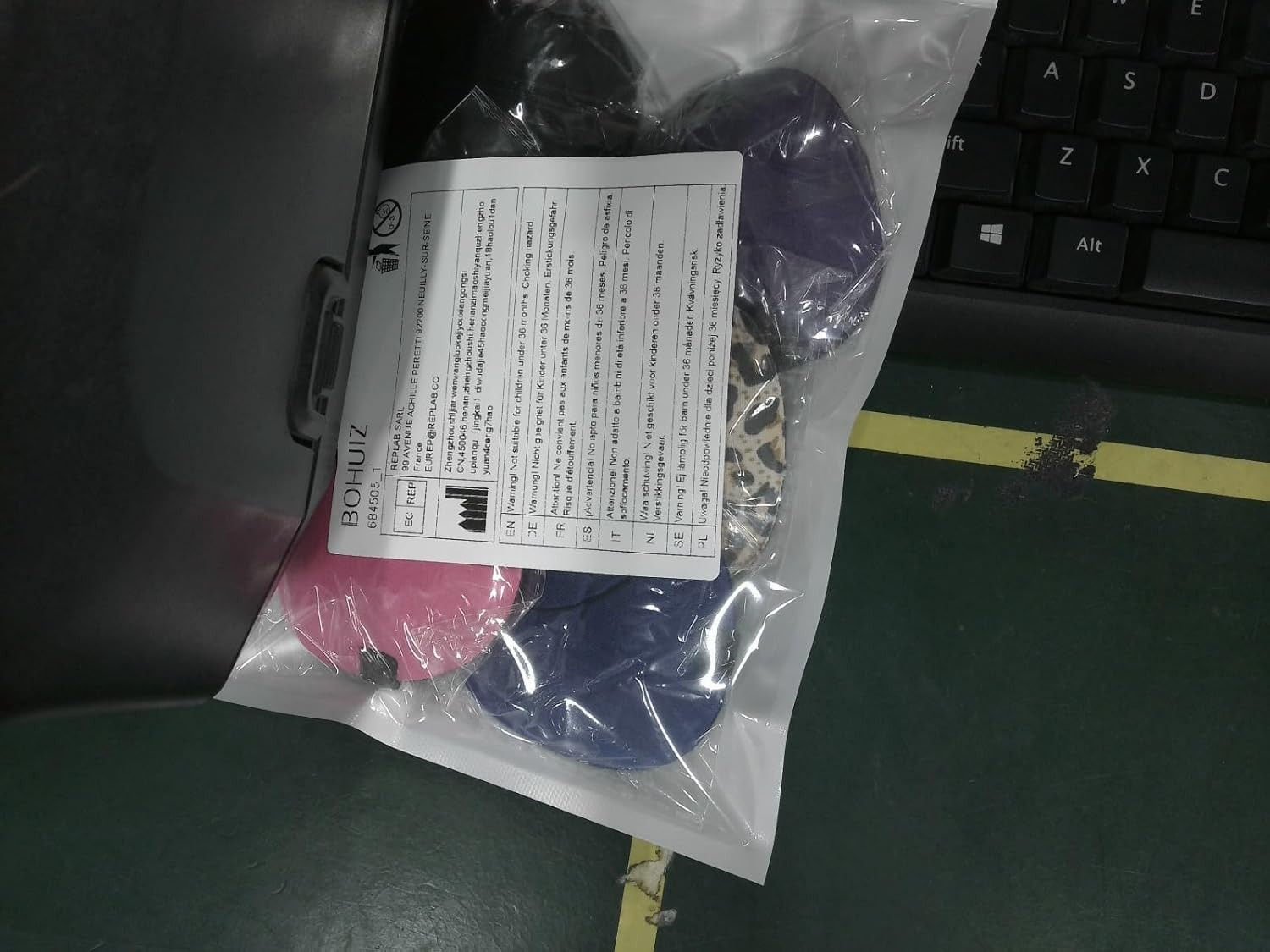 6Pcs 3D Adjustable Eye Patch for Adults & Kids, Lazy Eye Treatment Patches