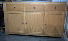 Solid Oak Sideboard - W 150cm D 48cm H86cm