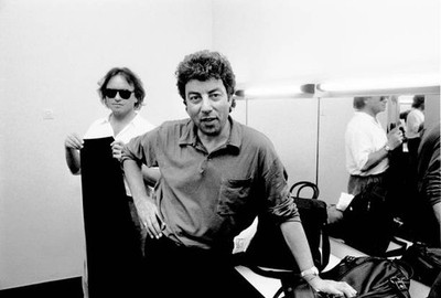 Eric Stewart And Graham Gouldman From 10Cc Posed Backstage In The - Old Photo