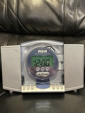 RCA Stereo CD Player Alarm Clock Radio with Digital AM/FM Tuning RP3755B READ
