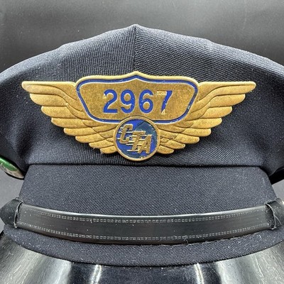 CTA Chicago Transit Authority Supervisor Wing Uniform Hat & 1949 Union Pin