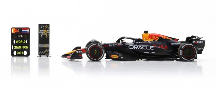 SPARK,RED BULL racing RB20 #1 F1 World Champion 2024 M. VERSTAPPEN