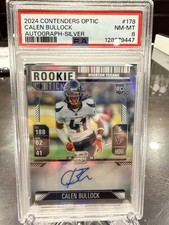 Calen Bullock 2024 Optic Contenders Rookie Ticket Auto Texans PSA 8