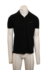 Polo Diesel Uomo Nera Cotone Logo Denim Division Taglia S Nuova Originale