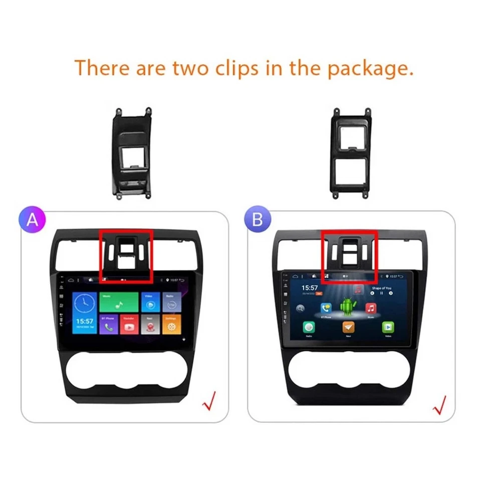 4+64GB FOR SUBARU FORESTER WRX/XV 2012-2015 ANDROID 14 CARPLAY STEREO RADIO GPS - image 2 of 4