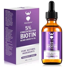 MISTY SPRITE BEARD OIL, Beard Growth Oil, 2 Oz