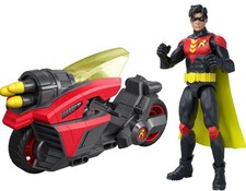 Dc Premier Robin Action Figure And Motorcycle Vehicle