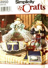 Simplicity Crafts 8950 Sewing Pattern For Home Decor Dolls  Accessories