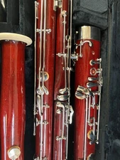 Extra-clean vintage  Schreiber bassoon with Case, 2 Bocals, all new pads