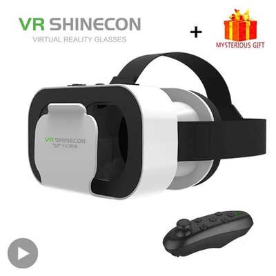 Shinecon VR Headset 3D Glasses for Smartphone Gaming Movies Immersive