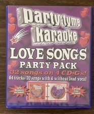 Party Tyme Karaoke: Love Songs Party Pack by Sybersound 4 Disc CD Set, 2007 