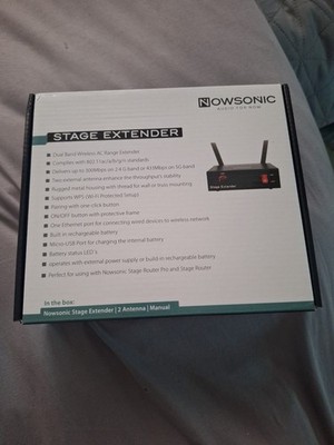 Nowsonic Stage Extender - Dual Band Wireless AC WLAN Extender