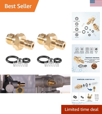 #ad Pressure Washer Chemical Soap Injector Kit Fits for Briggs amp; Stratton Homeli... $15.99