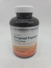 AMERICAN HEALTH Chewable Original Papaya Enzyme EXP 08/2026