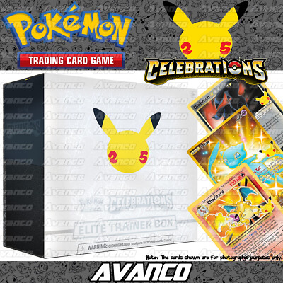Pokemon TCG Celebrations Elite Trainer Box ETB 25th Anniversary